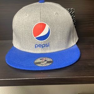 Grey and blue Pepsi SnapBack hat